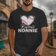 Baseball Nonnie Baseball Heart Unisex T-Shirt Baseball Nonnie Baseball Heart Unisex T-Shirt