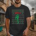 Baseball Player Christmas Pajama Send It Xmas PJs Boys Unisex T-Shirt