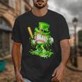 Baseball Player Ice Cream Drip Shamrocks St Patrick's Day Unisex T-Shirt Baseball Player Ice Cream Drip Shamrocks St Patrick's Day Unisex T-Shirt