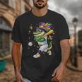 Baseball Player Mardi Gras Alligator Carnival Costume Beads Unisex T-Shirt Baseball Player Mardi Gras Alligator Carnival Costume Beads Unisex T-Shirt