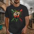Baseball Six Seven 67 Meme Ice Cream Drip Xmas Men Women Unisex T-Shirt Baseball Six Seven 67 Meme Ice Cream Drip Xmas Men Women Unisex T-Shirt