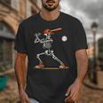 Baseball Skeleton Spooky Boys Halloween Baseball Player Unisex T-Shirt Baseball Skeleton Spooky Boys Halloween Baseball Player Unisex T-Shirt