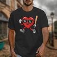 Baseball Valentines Day Heart Boys Sports Love Unisex T-Shirt Baseball Valentines Day Heart Boys Sports Love Unisex T-Shirt