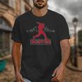 Boston Lovers Skyline Retro Baseball Heartbeat Men Women Unisex T-Shirt