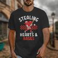 Boys Baseball Valentines Day Stealing Hearts Valentine Kids Unisex T-Shirt Boys Baseball Valentines Day Stealing Hearts Valentine Kids Unisex T-Shirt
