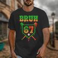 Bruh 67 Baseball Christmas Gingerbread Drip Number 67 Player Unisex T-Shirt Bruh 67 Baseball Christmas Gingerbread Drip Number 67 Player Unisex T-Shirt