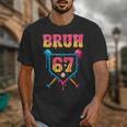Bruh Baseball Ice Cream Drip Number 67 Player 67th Birthday Unisex T-Shirt Bruh Baseball Ice Cream Drip Number 67 Player 67th Birthday Unisex T-Shirt