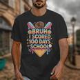 Bruh I Scored 100 Days Of School Baseball Ice Cream Drip Tee Unisex T-Shirt Bruh I Scored 100 Days Of School Baseball Ice Cream Drip Tee Unisex T-Shirt