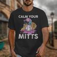 Calm Your Mitts Baseball Ice Cream Drip Crossed Bats Sport Unisex T-Shirt Calm Your Mitts Baseball Ice Cream Drip Crossed Bats Sport Unisex T-Shirt