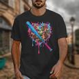 Camo Baseball Heart Drip Valentine Baseball Icecream Boys Unisex T-Shirt Camo Baseball Heart Drip Valentine Baseball Icecream Boys Unisex T-Shirt