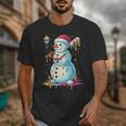 Christmas Baseball Snowman Drip For Boys Men Girls Women Unisex T-Shirt Christmas Baseball Snowman Drip For Boys Men Girls Women Unisex T-Shirt