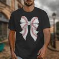 Cute Baseball Coquette Bow For Women Girls Baseball Mama Mom Unisex T-Shirt Cute Baseball Coquette Bow For Women Girls Baseball Mama Mom Unisex T-Shirt