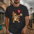Dabbing Cool Cat Baseball 5th Birthday Unisex T-Shirt Dabbing Cool Cat Baseball 5th Birthday Unisex T-Shirt