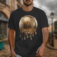 Dripping Gold Drip Baseball Game Day Player Coach Baller Unisex T-Shirt Dripping Gold Drip Baseball Game Day Player Coach Baller Unisex T-Shirt