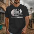 Eat Sleep Baseball Repeat Baseball Player Men Boys Unisex T-Shirt Eat Sleep Baseball Repeat Baseball Player Men Boys Unisex T-Shirt