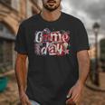 Game Day Baseball Leopard Coquette Bow Mama Mom Sister Unisex T-Shirt Game Day Baseball Leopard Coquette Bow Mama Mom Sister Unisex T-Shirt