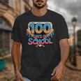 Happy 100 Days Of School Baseball Drip For Kids Teachers Unisex T-Shirt Happy 100 Days Of School Baseball Drip For Kids Teachers Unisex T-Shirt