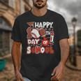 Happy 100 Days Of School Baseball Football PE Teacher Unisex T-Shirt Happy 100 Days Of School Baseball Football PE Teacher Unisex T-Shirt