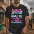 Happy 100 Days Of School Game Day Baseball Ice Cream Drip Unisex T-Shirt Happy 100 Days Of School Game Day Baseball Ice Cream Drip Unisex T-Shirt