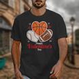 Happy Valentine’s Basketball Football Valentine Baseball Unisex T-Shirt Happy Valentine’s Basketball Football Valentine Baseball Unisex T-Shirt