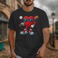 Heart Love Baseball Valentine Outfit Men Boy Unisex T-Shirt Heart Love Baseball Valentine Outfit Men Boy Unisex T-Shirt