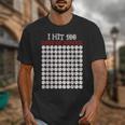 I Hit 100 Days Of School Baseball Lover Teacher Student Unisex T-Shirt I Hit 100 Days Of School Baseball Lover Teacher Student Unisex T-Shirt