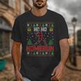 Ho Ho Homerun Xmas Sports Player Baseball Ugly Christmas Unisex T-Shirt Ho Ho Homerun Xmas Sports Player Baseball Ugly Christmas Unisex T-Shirt