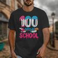 HUGvyn 100 Days Of School Baseball Ice Cream Teacher Student Unisex T-Shirt HUGvyn 100 Days Of School Baseball Ice Cream Teacher Student Unisex T-Shirt