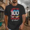HUGvyn I Just Hit 100 Days Of School Baseball Ice Cream Boys Unisex T-Shirt HUGvyn I Just Hit 100 Days Of School Baseball Ice Cream Boys Unisex T-Shirt