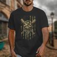 Ice Cream Baseball Drip For Boys Camo USA Flag Camouflage Unisex T-Shirt Ice Cream Baseball Drip For Boys Camo USA Flag Camouflage Unisex T-Shirt