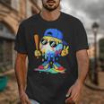Ice Cream Baseball Drip Spots Sprinkle For Boys Youth Kids Unisex T-Shirt