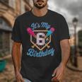 It's My 6th Birthday Baseball Fan Fun Party Celebration Unisex T-Shirt It's My 6th Birthday Baseball Fan Fun Party Celebration Unisex T-Shirt