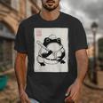 Japanese Grumpy Frog Baseball Player Baseball Unisex T-Shirt Japanese Grumpy Frog Baseball Player Baseball Unisex T-Shirt