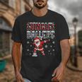 Jingle Ballers Plaid Santa Dabbing Baseball Christmas Unisex T-Shirt Jingle Ballers Plaid Santa Dabbing Baseball Christmas Unisex T-Shirt