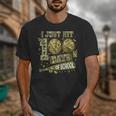 I Just Hit 100 Days Of School Camouflage Baseball Unisex T-Shirt