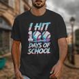 Kids 100 Days Of School 100th Day Baseball Ice Cream Drip Unisex T-Shirt Kids 100 Days Of School 100th Day Baseball Ice Cream Drip Unisex T-Shirt