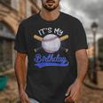Kids 8th Baseball Birthday Party Boys Sport Fan 8 Years Old Unisex T-Shirt