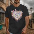 Kids Happy Easter Bunny Playing Baseball Boy Ice Cream Drip Unisex T-Shirt Kids Happy Easter Bunny Playing Baseball Boy Ice Cream Drip Unisex T-Shirt