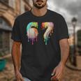 Kids Meme 67 Number Six 6 Seven 7 Ice Cream Drips Baseball Unisex T-Shirt Kids Meme 67 Number Six 6 Seven 7 Ice Cream Drips Baseball Unisex T-Shirt