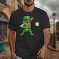 Leprechaun Playing Baseball St Patricks Day Sport Boys Unisex T-Shirt