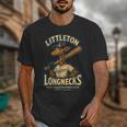 Littleton Longnecks Retro Minor League Baseball Unisex T-Shirt Littleton Longnecks Retro Minor League Baseball Unisex T-Shirt