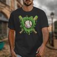 Lucky Shamrock Baseball Gloves Drip St Patrick's Day Boys Unisex T-Shirt Lucky Shamrock Baseball Gloves Drip St Patrick's Day Boys Unisex T-Shirt