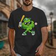 Lucky Shamrock Playing Baseball St Patrick's Kids Boys Unisex T-Shirt Lucky Shamrock Playing Baseball St Patrick's Kids Boys Unisex T-Shirt