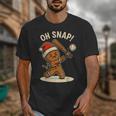Oh Snap Gingerbreadman Baseball Christmas Men Boys Toddlers Unisex T-Shirt Oh Snap Gingerbreadman Baseball Christmas Men Boys Toddlers Unisex T-Shirt