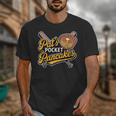 Pat's Pocket Pancakes Baseball Glove Stack Syrup Unisex T-Shirt