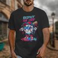 Respect The Drip Baseball Bat Sunglasses Mascot Unisex T-Shirt Respect The Drip Baseball Bat Sunglasses Mascot Unisex T-Shirt