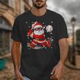 Santa Baseball Christmas Pajamas Xmas Men Boy Toddlers Unisex T-Shirt Santa Baseball Christmas Pajamas Xmas Men Boy Toddlers Unisex T-Shirt