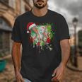 Santa Sports Ice Baseball Christmas Xmas Pajama Kid Men Boys Unisex T-Shirt