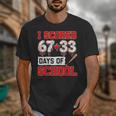 I Scored 6733 100th Days Of School Baseball Six Seven Meme Unisex T-Shirt I Scored 6733 100th Days Of School Baseball Six Seven Meme Unisex T-Shirt