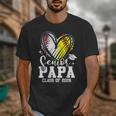 Senior Papa Class Of 2026 Baseball Softball Graduation Heart Unisex T-Shirt Senior Papa Class Of 2026 Baseball Softball Graduation Heart Unisex T-Shirt